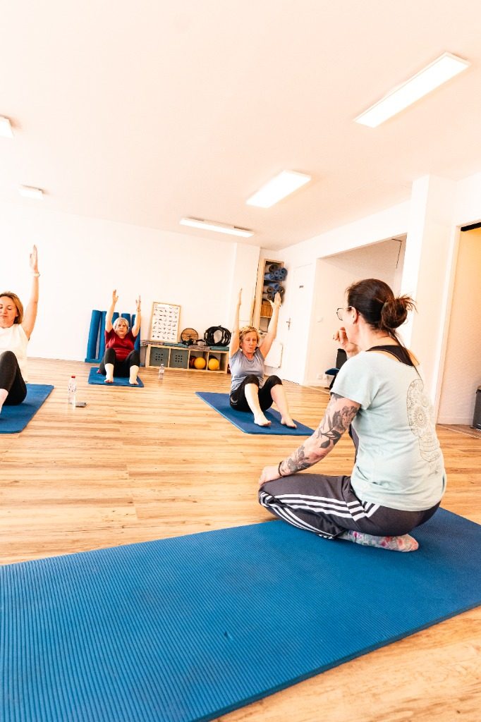 Cours de Pilates Matwork au sol au Studio C-Lines